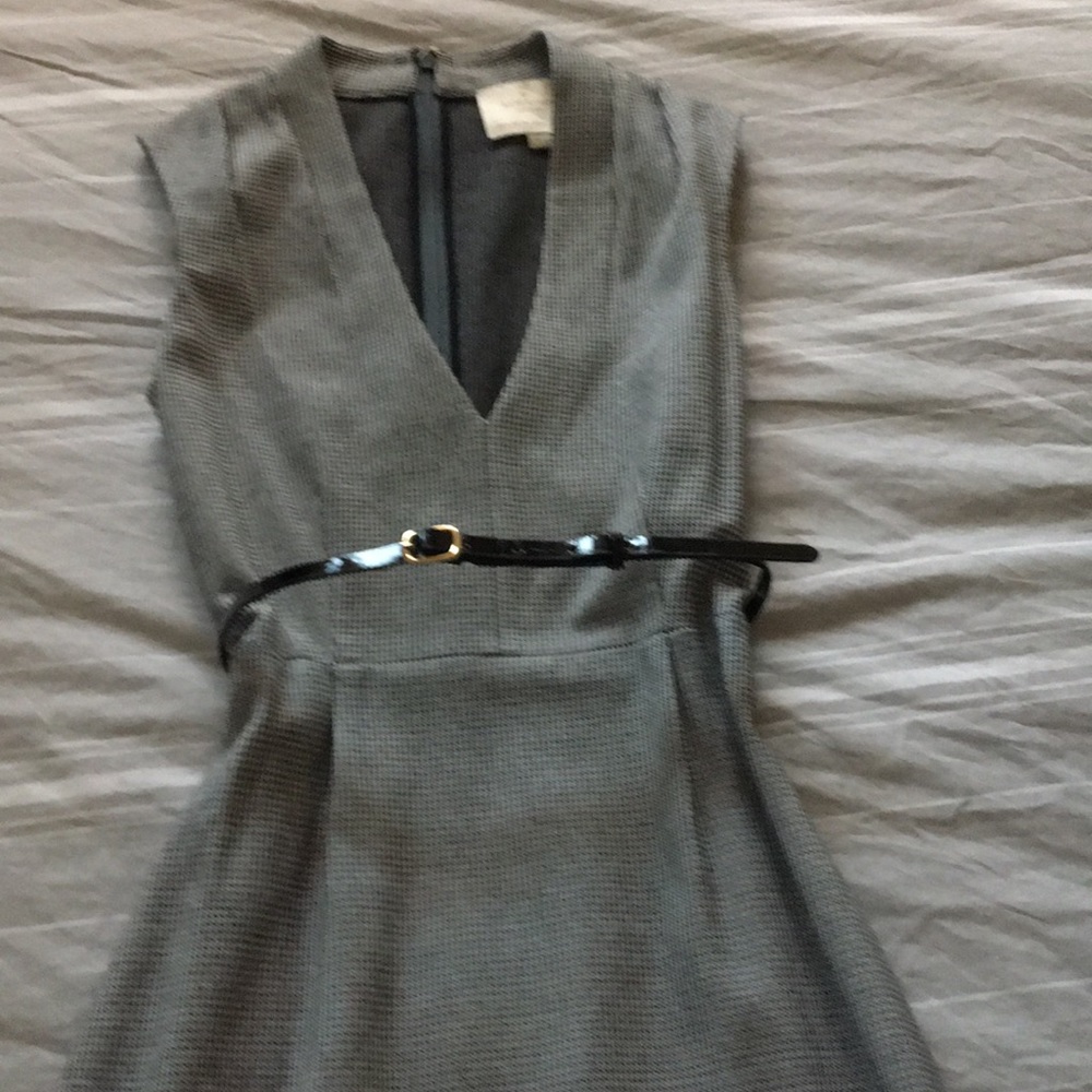 Below knee skinny dress. Light stretchy wool.